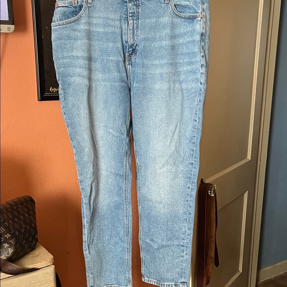 Classic Blue Straight Leg Women's Jeans